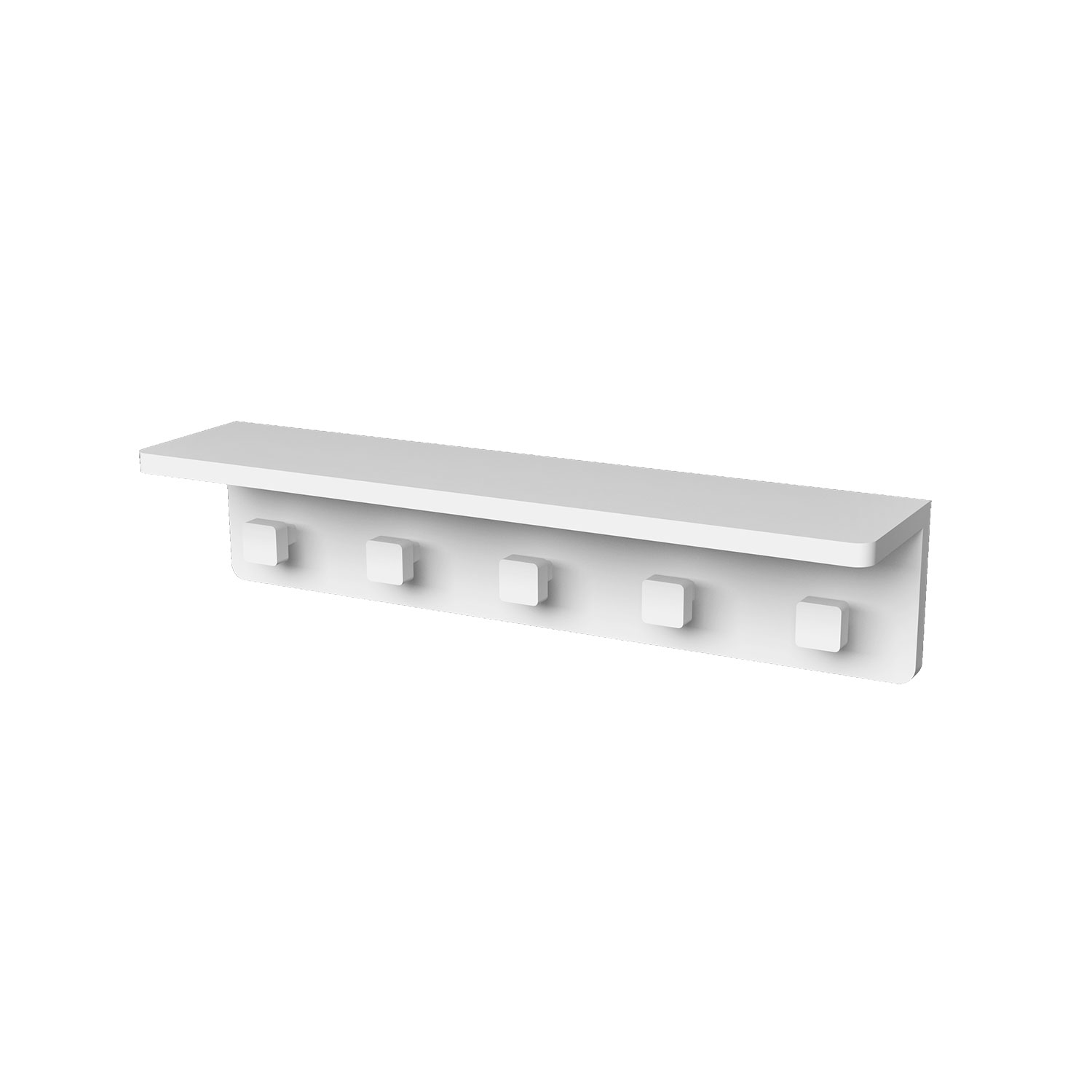 Shelf with hooks